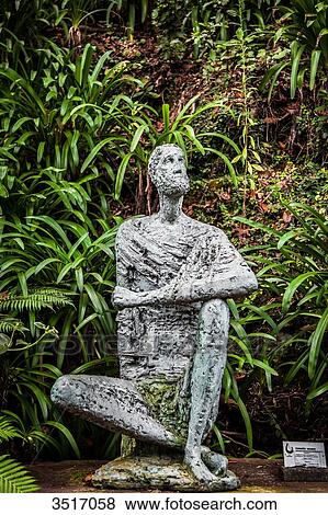 Madeira Island, Monte Palace Tropical Gardens, Homero Statue View Large Photo Image Stock Photo - Madeira Island, Monte Palace Tropical Gardens, Homero Statue. Fotosearch