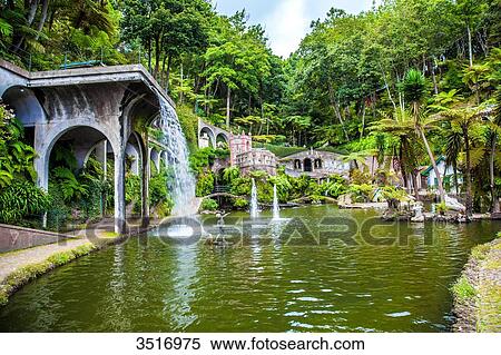 Madeira Island, Monte Palace Tropical Gardens View Large Photo Image Stock Photography - Madeira Island, Monte Palace Tropical Gardens. Fotosearch