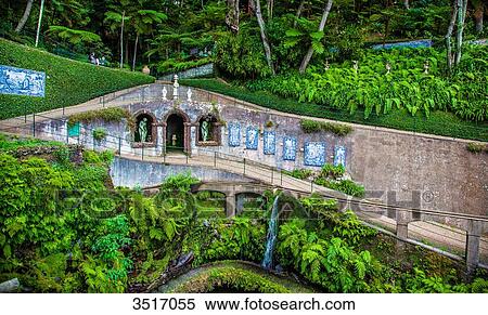 Madeira Island, Monte Palace Tropical Gardens View Large Photo Image Stock Photography - Madeira Island, Monte Palace Tropical Gardens. Fotosearch
