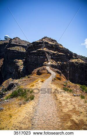 Madeira Island, Pico do Arieiro, path with stairs View Large Photo Image Stock Image - Madeira Island, Pico do Arieiro, path with stairs. Fotosearch