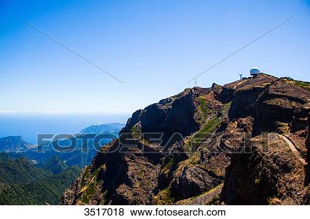 Madeira Island, Pico do Arieiro, bservatory View Large Photo Image Stock Photo - Madeira Island, Pico do Arieiro, bservatory. Fotosearch