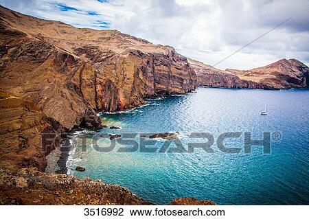 Madeira Island, Ponta do Furado cliff View Large Photo Image Stock Image - Madeira Island, Ponta do Furado cliff. Fotosearch