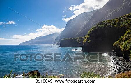 Madeira Island, Seixal View Large Photo Image Stock Photo - Madeira Island, Seixal. Fotosearch