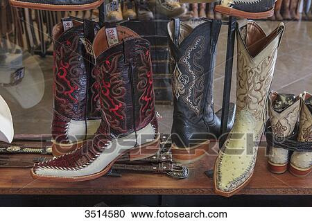 Mexico, Chihuahua State, Chihuahua, Store of cowboys boots View Large Photo Image Stock Image - Mexico, Chihuahua State, Chihuahua, Store of cowboys boots. Fotosearch