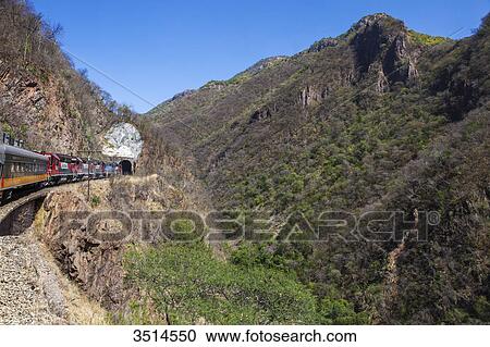 Mexico, El Chepe, Chihuahua Pacifico railroad, driving along Copper Canyon View Large Photo Image Stock Image - Mexico, El Chepe, Chihuahua Pacifico railroad, driving along Copper Canyon. Fotosearch