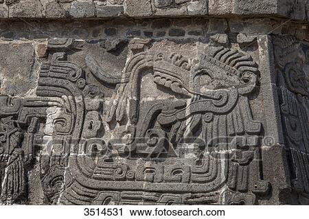 Mexico, Morelos State, Pre-Columbian site, The Feathered Serpents pyramid, detail of the bas-reliefs of Xochicalco, Unesco World Heritage View Large Photo Image Stock Image - Mexico, Morelos State, Pre-Columbian site, The Feathered Serpents pyramid, detail of the bas-reliefs of Xochicalco, Unesco World Heritage. Fotosearch
