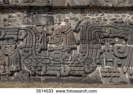 Mexico, Morelos State, Pre-Columbian site, The Feathered Serpents pyramid, detail of bas-reliefs of Xochicalco, Unesco World Heritage View Large Photo Image Stock Image - Mexico, Morelos State, Pre-Columbian site, The Feathered Serpents pyramid, detail of bas-reliefs of Xochicalco, Unesco World Heritage. Fotosearch