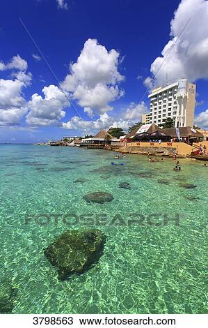 Mexico, Quintana Roo, Cozumel Island. San Miguel de Cozumel. View Large Photo Image Stock Image - Mexico, Quintana Roo, Cozumel Island. San Miguel de Cozumel.. Fotosearch