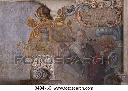 Mexico, State of Guanajuato, Baroque frescoe at the entrance representing Europe, sanctuary of Jesus Nazareno de Atotonilco, 18th century View Large Photo Image Stock Photograph - Mexico, State of Guanajuato, Baroque frescoe at the entrance representing Europe, sanctuary of Jesus Nazareno de Atotonilco, 18th century. Fotosearch