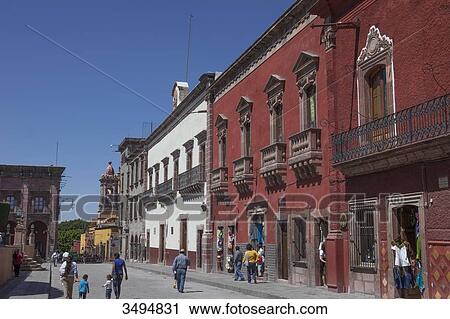 Mexico, State of Guanajuato, San Miguel de Allende, Main square, Zocalo View Large Photo Image Stock Image - Mexico, State of Guanajuato, San Miguel de Allende, Main square, Zocalo. Fotosearch