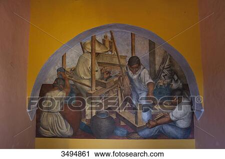 Mexico, State of Guanajuato, San Miguel de Allende, Frescoes by David Alfaro Siqueiros in the convent's old refectory, nowadays the Cultural Center El Nicromante View Large Photo Image Stock Image - Mexico, State of Guanajuato, San Miguel de Allende, Frescoes by David Alfaro Siqueiros in the convent's old refectory, nowadays the Cultural Center El Nicromante. Fotosearch
