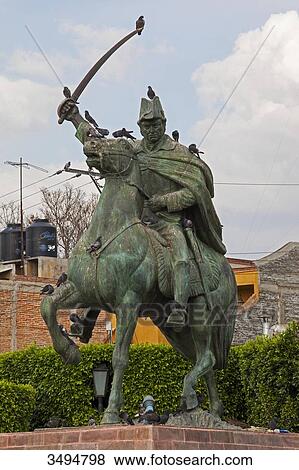 Mexico, State of Guanajuato, San Miguel de Allende, Statue of Allende View Large Photo Image Stock Photo - Mexico, State of Guanajuato, San Miguel de Allende, Statue of Allende. Fotosearch