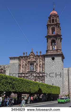 Mexico, State of Guanajuato, San Miguel de Allende, San Francisco de Sales church, 18th century, churrigueresque portal View Large Photo Image Stock Photo - Mexico, State of Guanajuato, San Miguel de Allende, San Francisco de Sales church, 18th century, churrigueresque portal. Fotosearch