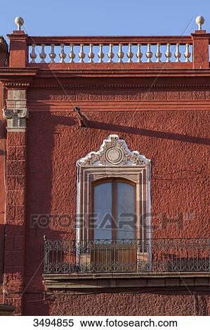 Stock Photography - Mexico, State of Guanajuato, San Miguel de Allende, Palacio Municipal facade. Fotosearch