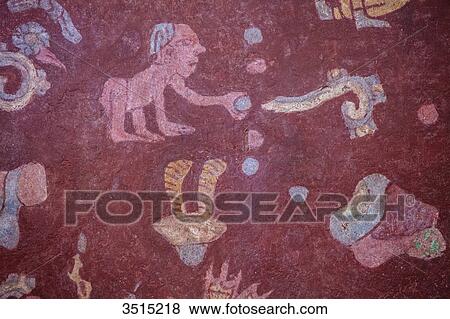 Mexico, State of Mexico, Teotihuacan archaeological pre-Columbian. 200 BC, a UNESCO World Heritage Site. Frescoes of the Palacio de Tepantitla View Large Photo Image Stock Photo - Mexico, State of Mexico, Teotihuacan archaeological pre-Columbian. 200 BC, a UNESCO World Heritage Site. Frescoes of the Palacio de Tepantitla. Fotosearch