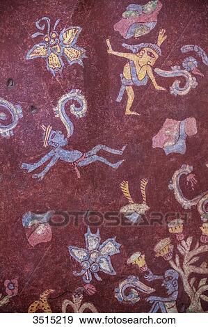 Mexico, State of Mexico, Teotihuacan archaeological pre-Columbian. 200 BC, a UNESCO World Heritage Site. Frescoes of the Palacio de Tepantitla View Large Photo Image Stock Photo - Mexico, State of Mexico, Teotihuacan archaeological pre-Columbian. 200 BC, a UNESCO World Heritage Site. Frescoes of the Palacio de Tepantitla. Fotosearch