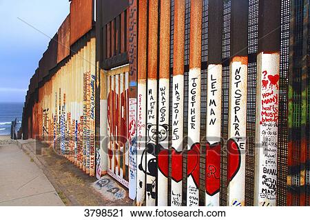 Mexico. Tijuana. Wall on thebeach between Tijuan and San Diego. View Large Photo Image Stock Image - Mexico. Tijuana. Wall on thebeach between Tijuan and San Diego.. Fotosearch