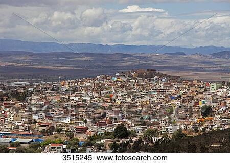Mexico, Zacatecas state, Zacatecas, General view of Zacatecas from the Cerro de la Bufa, Unesco World Heritage View Large Photo Image Stock Photography - Mexico, Zacatecas state, Zacatecas, General view of Zacatecas from the Cerro de la Bufa, Unesco World Heritage. Fotosearch