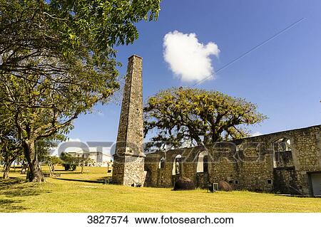 Murat Habitation, was the biggest sugar cane plantation and refinery, Grand Bourg, Marie Galante, Guadeloupe View Large Photo Image Picture - Murat Habitation, was the biggest sugar cane plantation and refinery, Grand Bourg, Marie Galante, Guadeloupe. Fotosearch