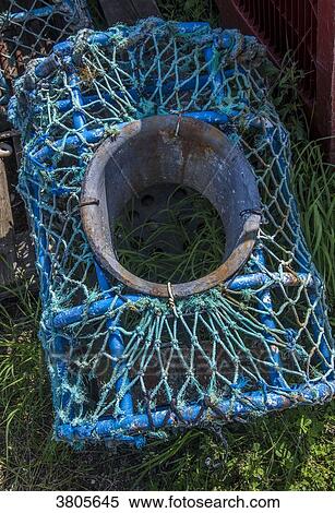 Normandy, Manche, the Grande Ile Chausey, lobster trap View Large Photo Image Stock Photography - Normandy, Manche, the Grande Ile Chausey, lobster trap. Fotosearch