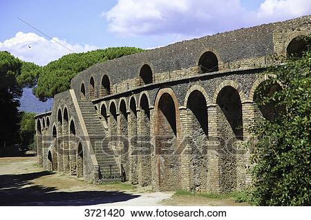 Old Arena Pompeii, Campania, Italy View Large Photo Image Stock Image - Old Arena Pompeii, Campania, Italy. Fotosearch