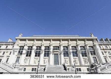 Paris, 1st arrondissement. Facade of the Palais de Justice in Paris. View Large Photo Image Stock Image - Paris, 1st arrondissement. Facade of the Palais de Justice in Paris.. Fotosearch