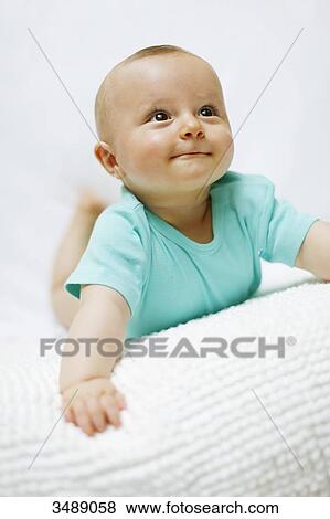 Portrait of a 8 months baby boy View Large Photo Image Stock Photo - Portrait of a 8 months baby boy. Fotosearch