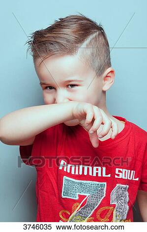 Portrait of a boy, the arm front face View Large Photo Image Stock Photography - Portrait of a boy, the arm front face. Fotosearch