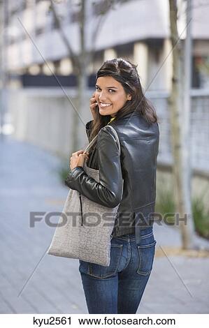 Portrait of a woman smiling View Large Photo Image Stock Image - Portrait of a woman smiling. Fotosearch