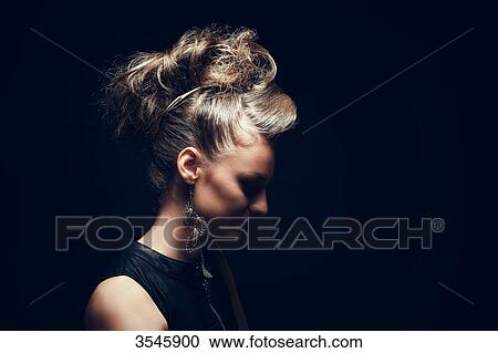 Portrait of a young girl View Large Photo Image Stock Image - Portrait of a young girl. Fotosearch