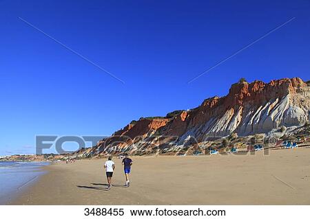 Portugal, Algarve, Falesia beach. View Large Photo Image Stock Photography - Portugal, Algarve, Falesia beach.. Fotosearch