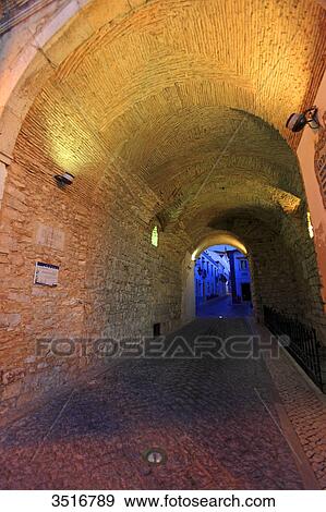 Portugal, Algarve. Faro. Arco da Vila. Entrance door leading to the old city. View Large Photo Image Stock Photo - Portugal, Algarve. Faro. Arco da Vila. Entrance door leading to the old city.. Fotosearch