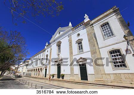 Portugal, Algarve. Faro. Igreja da Misericordia View Large Photo Image Picture - Portugal, Algarve. Faro. Igreja da Misericordia. Fotosearch