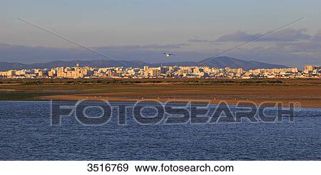 Portugal, Algarve. Faro. Ria Formosa View Large Photo Image Stock Photo - Portugal, Algarve. Faro. Ria Formosa. Fotosearch