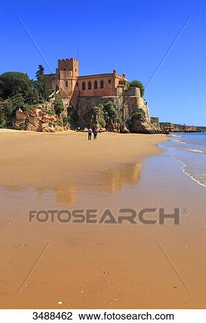 Portugal, Algarve, Ferragudo. View Large Photo Image Stock Image - Portugal, Algarve, Ferragudo.. Fotosearch