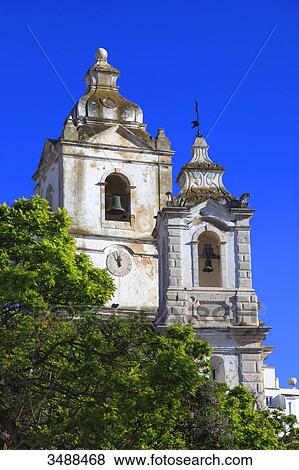 Portugal, Algarve, Lagos. Saint Anthony Church (Igreja de Santo Antonio) View Large Photo Image Stock Photo - Portugal, Algarve, Lagos. Saint Anthony Church (Igreja de Santo Antonio). Fotosearch