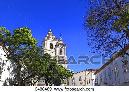 Portugal, Algarve, Lagos. Saint Anthony Church (Igreja de Santo Antonio) View Large Photo Image Stock Photo - Portugal, Algarve, Lagos. Saint Anthony Church (Igreja de Santo Antonio). Fotosearch