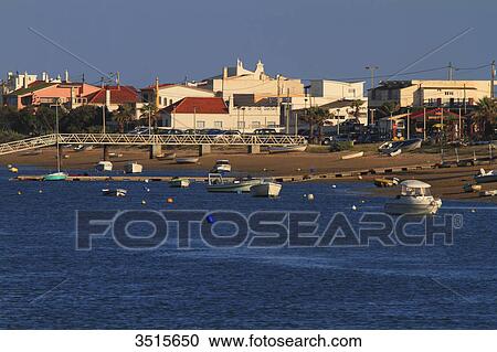 Portugal, Algarve. Praia do Faro. View Large Photo Image Stock Image - Portugal, Algarve. Praia do Faro.. Fotosearch