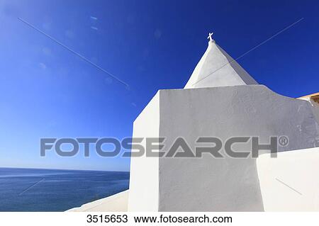 Stock Image - Portugal, Algarve. Senhora da Rocha. Vilalara. Ermida da Nossa Senhora da Rocha.. Fotosearch