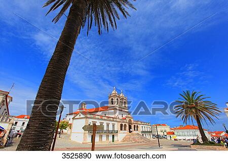 Portugal, Nazare. Nossa Senhora da Nazare. View Large Photo Image Stock Image - Portugal, Nazare. Nossa Senhora da Nazare.. Fotosearch