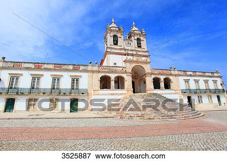 Portugal, Nazare. Nossa Senhora da Nazare. View Large Photo Image Stock Photo - Portugal, Nazare. Nossa Senhora da Nazare.. Fotosearch