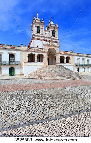 Portugal, Nazare. Nossa Senhora da Nazare. View Large Photo Image Stock Photo - Portugal, Nazare. Nossa Senhora da Nazare.. Fotosearch