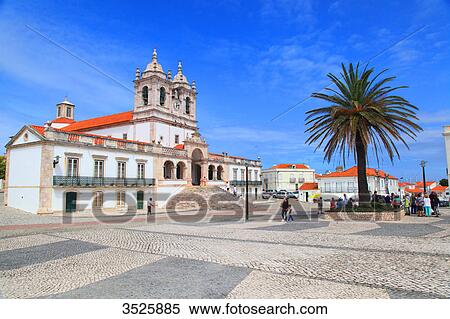 Portugal, Nazare. Nossa Senhora da Nazare. View Large Photo Image Stock Photography - Portugal, Nazare. Nossa Senhora da Nazare.. Fotosearch