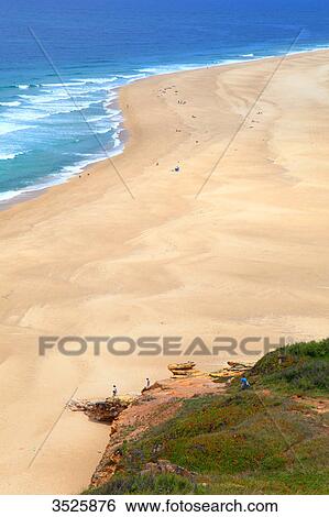 Portugal, Nazare. Praia do Norte. The northern beach. View Large Photo Image Stock Photograph - Portugal, Nazare. Praia do Norte. The northern beach.. Fotosearch