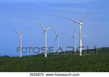 Stock Photography - Portugal, Nazare. Wind mill.. Fotosearch
