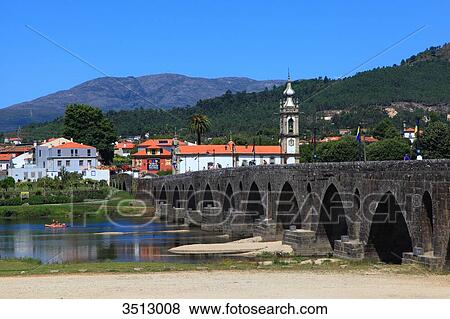 Portugal, Viano do Castelo district, Ponte do Lima. The oldest city of Portugal. Convent of San Antonio church, 15th century View Large Photo Image Stock Photo - Portugal, Viano do Castelo district, Ponte do Lima. The oldest city of Portugal. Convent of San Antonio church, 15th century. Fotosearch