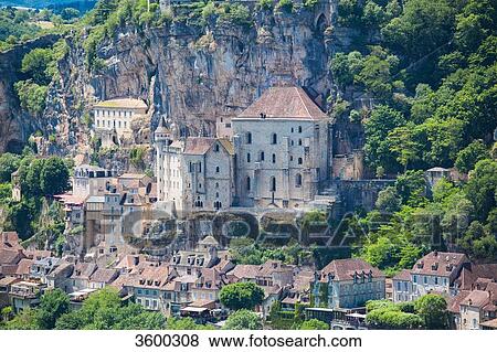 Sanctuary of Rocamadour, Lot, France View Large Photo Image Stock Photo - Sanctuary of Rocamadour, Lot, France. Fotosearch