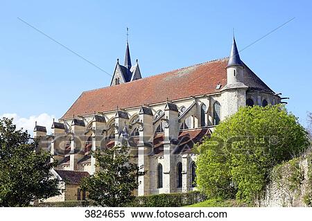 Seine et Marne. Crecy the Chapel. Collegiate Church Notre-Dame-de-l'assomption. View Large Photo Image Stock Photography - Seine et Marne. Crecy the Chapel. Collegiate Church Notre-Dame-de-l'assomption.. Fotosearch