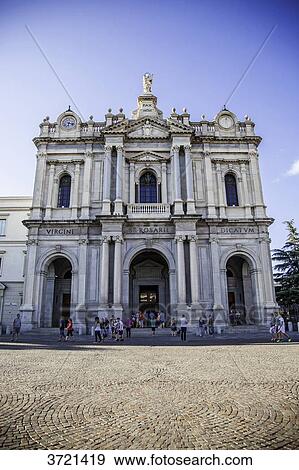Stock Photo - Shrine of Our Lady of the Rosary Pompeii, Campania, Italy. Fotosearch