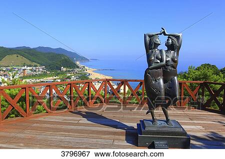 South Korea. Gangwon area. Jeongdongjin, also Chongdongjin, near Gangneung,. Sun Cruise Hotel View Large Photo Image Stock Photo - South Korea. Gangwon area. Jeongdongjin, also Chongdongjin, near Gangneung,. Sun Cruise Hotel. Fotosearch